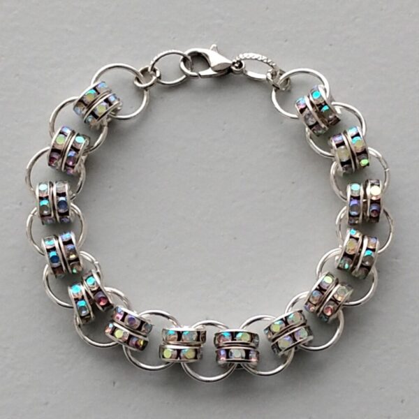 Sparkling spacer bracelet